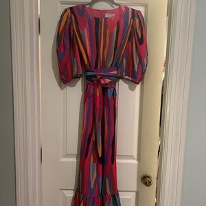 Crosby by Mollie Burch Flora Maxi Dress, EUC, Size Large